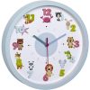 Ceas de perete pentru copii, silentios, cu animale si cifre 3D, TFA Little Animals 60.3051.14 - Ceas de Perete - Mercaton Store