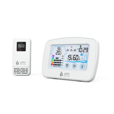 Set Termometru si higrometru digital cu transmitator wireless extern Airbi CONTROL BI1020 - Higrometre - Mercaton Store