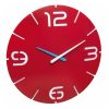 Ceas de perete colorat, analog, creat de designer, model CONTOUR, rosu, MCT60.3047.05, 350 x 35 mm - Ceas de Perete - Mercaton Store Ceas de perete colorat, analog, creat de designer, model CONTOUR, rosu, MCT60.3047.05, 350 x 35 mm - Ceas de Perete - Mercaton Store