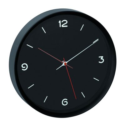 Ceas silentios de perete, analog, negru, monocrom, design minimalist, TFA 60.3056.01 - Ceas de Perete - Mercaton Store
