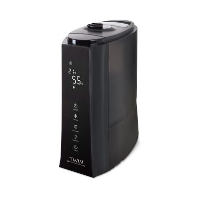 Umidificator cu ionizare si difuzor arome TWIN negru, Airbi BI3221 - Purificatoare si Umidificatoare - Mercaton Store