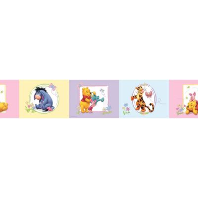Bordura autoadeziva perete 5m Winnie the Pooh RO42223 - Decoratiuni pentru Camera - Mercaton Store