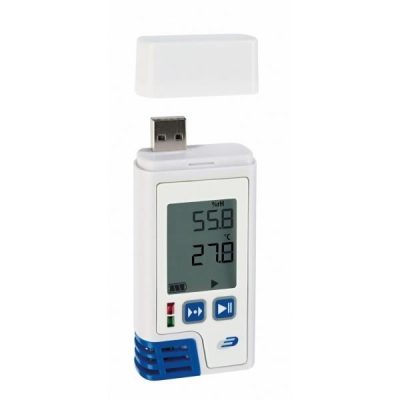 Data Logger profesional cu afisaj pentru temperatura si umiditate cu certificat de etalonare LOG210 PDF - Higrometre - Mercaton Store