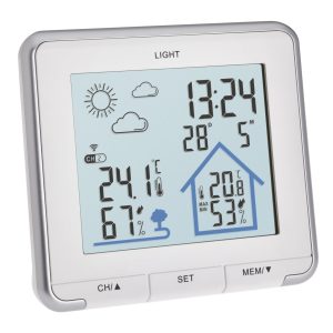 Statie meteo wireless LIFE TFA 35.1153.02, cu transmitator wireless extern inclus, alba - Statii Meteo - Mercaton Store