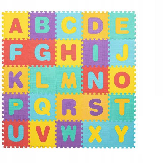 Covor ptr copii, multicolor, model alfabet, 172x172x1cm, Springos - Mercaton Store