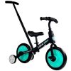 Bicicleta 3 in 1, cu pedale si roti ajutatoare pentru copii, negru-turcoaz MCT 7679 - Biciclete - Mercaton Store