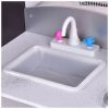 Bucatarie din lemn pentru copii, cu frigider, cuptor si cuptor cu microunde, silver/gri, MCT2637 - Bucatarii si Accesorii - Mercaton Store