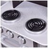 Bucatarie din lemn pentru copii, cu frigider, cuptor si cuptor cu microunde, silver/gri, MCT2637 - Bucatarii si Accesorii - Mercaton Store