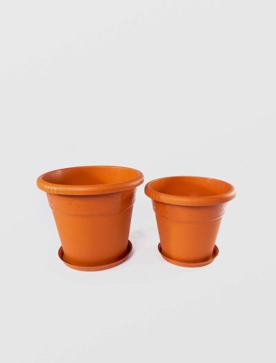 Ghiveci Lalea cu Tava, Sterk-MCT, 56X46 cm, Plastic Maro - Ghivece pentru flori - Mercaton Store