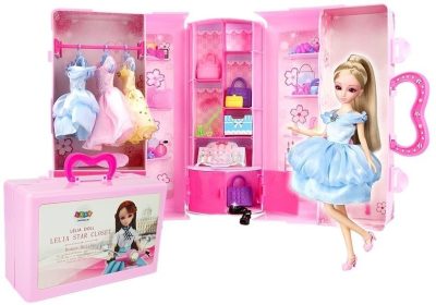 Imbraca papusa Lelia, cu dulap si accesorii MCT 7358 - Diverse - Mercaton Store