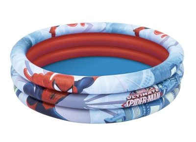Piscina gonflabila pentru copii 3 ani+, Spider-Man, Bestway 98018, 122 x 30 cm, Capacitate 200 litri - Piscine si Accesorii - Mercaton Store