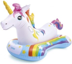 Saltea gonflabila, Intex, Ride-on, Unicorn, 163 x 86 cm, 57552 - Piscine, Colaci si Accesorii inot - Mercaton Store