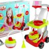 Set carucior de curatenie pentru copii, Cleaning Trolley, cu 8 Accesorii de jucarie, Multicolor MCT 3560 - Jucarii interactive - Mercaton Store