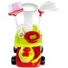 Set carucior de curatenie pentru copii, Cleaning Trolley, cu 8 Accesorii de jucarie, Multicolor MCT 3560 - Jucarii interactive - Mercaton Store