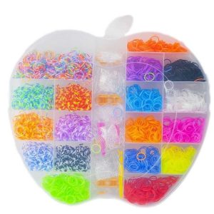 Set creativ elastice pentru bratari, forma de mar, 4400 piese, multicolor, GH-4400 - Jucarii interactive - Mercaton Store