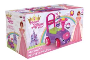 Masinuta fara pedale, pentru fetite, Printesa Melissa, multicolor - Masinute de Impins - Mercaton Store