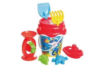 Set de joaca pentru nisip compus din 8 piese, galetusa si accesorii, Multicolor, MCT-2271G - Spatiu de Joaca - Mercaton Store