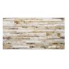 Panou decorativ, PVC, model piatra 3D, flori roz, 96x48.5cm - Placi decorative - Mercaton Store