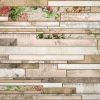 Panou decorativ, PVC, model piatra 3D, flori roz, 96x48.5cm - Placi decorative - Mercaton Store