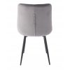 Scaun stil scandinav, metalic, velur, gri, 53x63x83 cm, Misty - Scaune pentru Casa - Mercaton Store