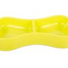 Castron dublu pentru hranire animale de companie, 0.15 L, Galben - Castroane si Adapatoare Animale - Mercaton Store