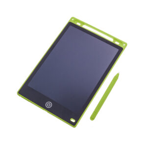Tableta grafica cu display LCD, pentru copii, scris si desenat, 10″, 25.5 X 17.5 X 0.9 cm, Verde