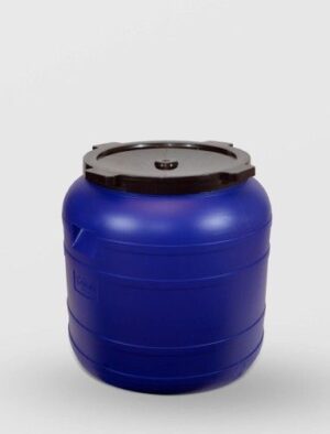 Bidon 150 litri, cu capac prin infiletare, Plastic Albastru - Bidoane si canistre pentru depozitare - Mercaton Store