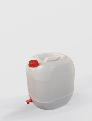 Canistra cu Capac Etans si Robinet, 20 Litri, Plastic, Albastru sau Alb - Bidoane si canistre pentru depozitare - Mercaton Store