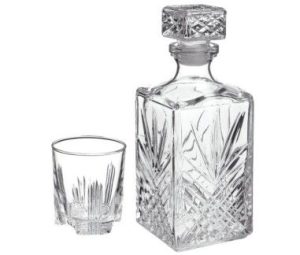 Set 7 piese, pahare si sticla pentru whisky, Bormioli Selecta - Vesela pentru Masa si Tacamuri - Mercaton Store