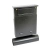 Cutie postala, cu loc pentru ziar, auriu, format B6, 23x6.5x33.5 cm, Damech - Cutii postale - Mercaton Store