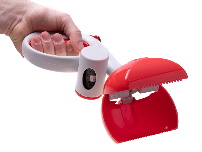Lopatica automata cu dispenser saci pentru colectarea excrementelor animalelor de companie, Rosu - Ingrijire Animale - Mercaton Store Lopatica automata cu dispenser saci pentru colectarea excrementelor animalelor de companie, Rosu - Ingrijire Animale - Mercaton Store