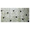 Panou decorativ, PVC, model mozaic, striat, nuante gri, 96x48.5 cm - Placi decorative - Mercaton Store