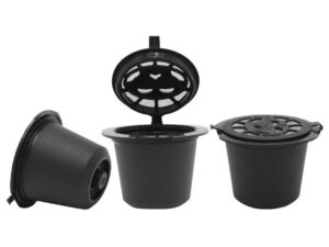 Set 5 buc Capsule reutilizabile din plastic ecologic si inox compatibile cu aparatele Nespresso - Alte Accesorii Casa - Mercaton Store