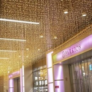 Instalatie de Craciun interconectabila, perdea albastra, 8 m x 1 m, 380 leduri, MCT-117CB - Instalatii de Craciun - Mercaton Store