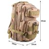 Rucsac tactic militar, Capacitate 30L, Impermeabil, Nuante Bej Camuflaj, 43x24x25 cm - Mercaton - Mercaton Store