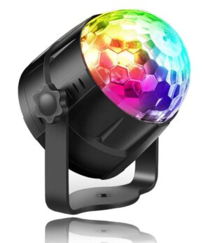 Proiector Disco LED cu Telecomanda, Senzori de Sunet, 7 moduri diferite de iluminare, 9 x 8,5 cm2 - Alte Accesorii Casa - Mercaton Store
