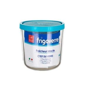 Caserola alimente sticla 0.8L FRIGOVERRE rotunda inalta 12 CM - Oale, Cratite si tigai - Mercaton Store