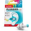 Dopuri de urechi antifonice reutilizabile pentru copii 3-12 ani, transparente, protectie zgomote SNR 25, previn patrunderea apei in ureche, ALPINE Pluggies Kids ALP23541 - Mama si Copilul - Mercaton Store