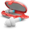 Dopuri de urechi antifonice reutilizabile pentru copii 3-12 ani, transparente, protectie zgomote SNR 25, previn patrunderea apei in ureche, ALPINE Pluggies Kids ALP23541 - Mama si Copilul - Mercaton Store
