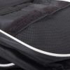 Geanta de transport cu 3 compartimente si 2 buzunare mici, Rezistenta la Apa, Montare pe cadrul bicicletei, Velcro, Negru - Unelte si Suporti Biciclete - Mercaton Store