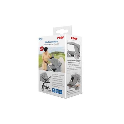 Parasolar premium pentru carucioare bebelusi, protectie solara UPF 50+, gri, Reer ShineSafe Premium 84121 - Mama si Copilul - Mercaton Store