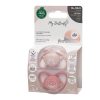 Set 2 Suzete MyButterfly din silicon, forma anatomica, simetrica, tetina ortodontica flexibila, cu cutie de transport si sterilizare, 16 - 32 luni, nip first moments 31612 - Alimentatie - Mercaton Store