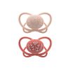 Set 2 Suzete MyButterfly din silicon, forma anatomica, simetrica, tetina ortodontica flexibila, cu cutie de transport si sterilizare, 16 - 32 luni, nip first moments 31612 - Alimentatie - Mercaton Store