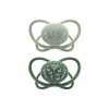 Set 2 Suzete MyButterfly din silicon, forma anatomica, simetrica, tetina ortodontica flexibila, cu cutie de transport si sterilizare, 5-18 luni, nip first moments 31611 - Alimentatie - Mercaton Store