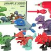 Set 5 dinozauri pentru copii, jucarii demontabile cu surubelnita, 10419 - Jucarii interactive - Mercaton Store