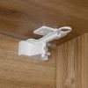 Set sigurante pentru sertare de tacamuri, 2 bucati, albe, montare cu adeziv sau surub, Reer 71090 - Mama si Copilul - Mercaton Store