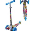 Trotineta pentru copii, cadru metal si plastic, 3 Roti, graffiti multicolor - Trotinete - Mercaton Store