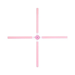 Bara aerobica si extensibila pentru corectarea posturii spatelui, 80 cm, Roz - Accesorii Diverse pentru Ingrijire - Mercaton Store