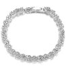 Bratara Tennis cu Pietre Semipretioase Zirconiu, 18 cm, Silver - Bratari - Mercaton Store