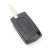 Citroen / Peugeot 206 - Carcasa tip cheie briceag cu 2 butoane si suport baterie - Carcase de chei - Mercaton Store
